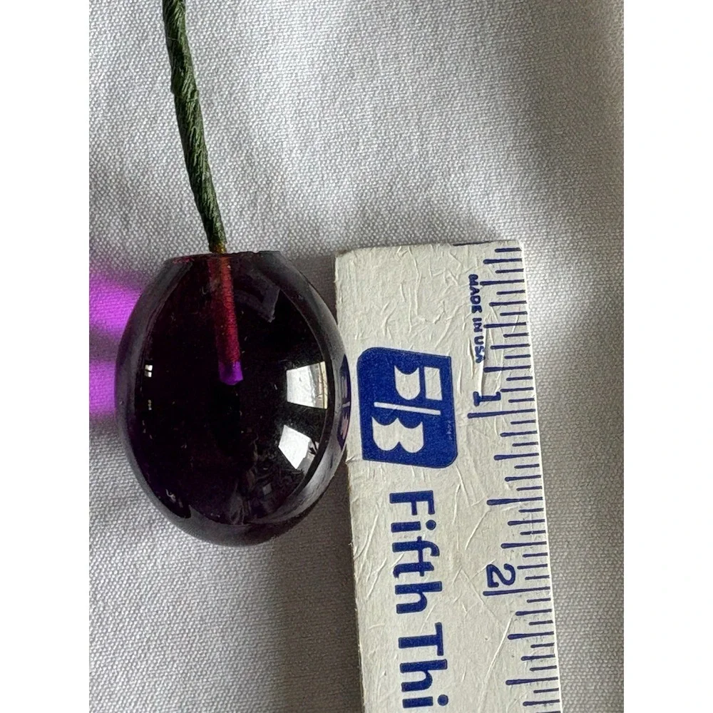 6 Vintage‎ MCM Lucite Acrylic Grapes Parts Loose Purple Cluster Repair Art Deco
